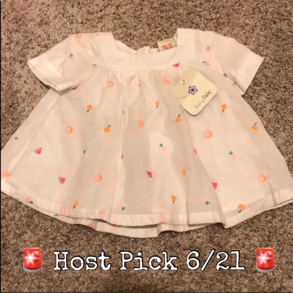 Shrinking Violet Baby Girls Top